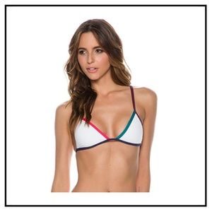 Tavik Color Block Jeff Bikini Top - S